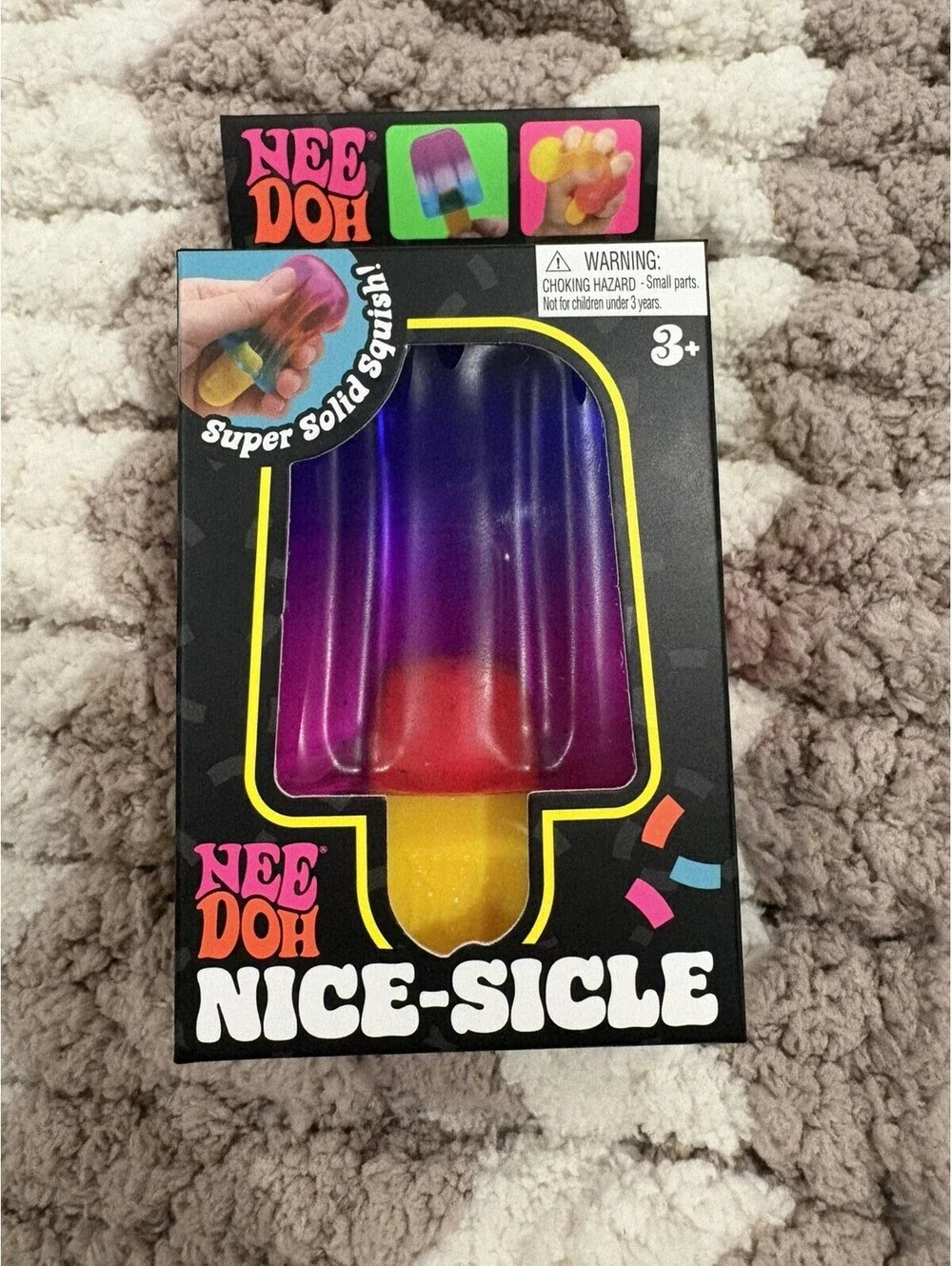 AUTHENTIC Schylling Needoh NICE-SICLE Popsicle NEE DOH - RAINBOW (Rare Sealed)